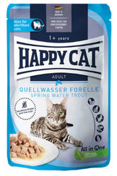 Happy Cat Tahılsız Alabalıklı Yetişkin Kedi Yaş Maması 85 gr